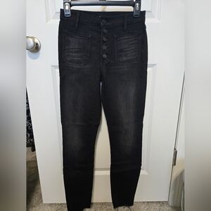 Black Orchid Dark Wash Skinny Jeans